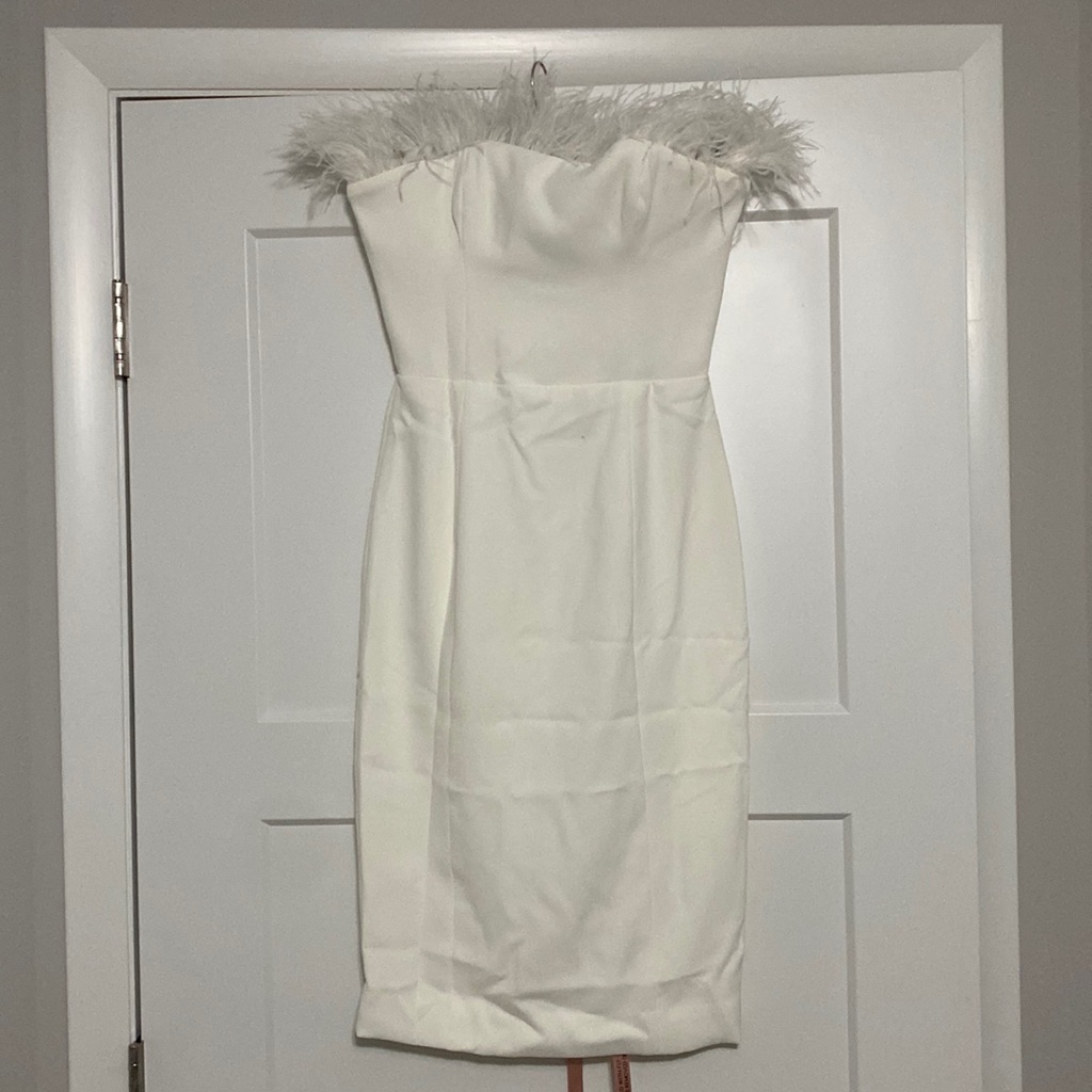 Nbw With Tags | House Of London White Midi Dress